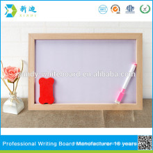 kids small magnetic whiteboard with wooden frame